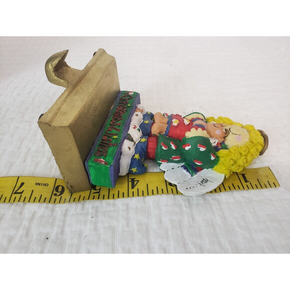 VTG Heavenly Hannah 1995 Christmas Follies Sue Dreamer Stocking Holder Holiday - Picture 5 of 9